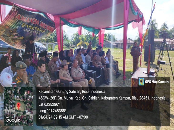 Gerakan Pangan Murah Serentak se-Indonesia di Desa Kebun Durian Kecamatan Gunung Sahilan