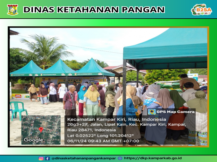 Gerakan Pangan Murah (GPM) di Kelurahan Lipat Kain Kecamatan Kampar Kiri