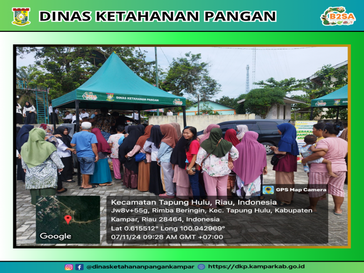 Gerakan Pangan Murah (GPM) di Desa Rimba Beringin Kecamatan Tapung Hulu