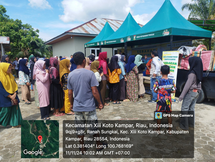 Gerakan Pangan Murah (GPM) di Desa Ranah Sungkai Kecamatan XIII Koto Kampar