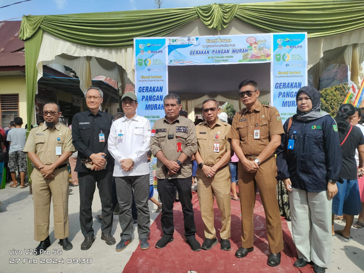 Launching Gerakan Pangan Murah bersama Pemprov Riau