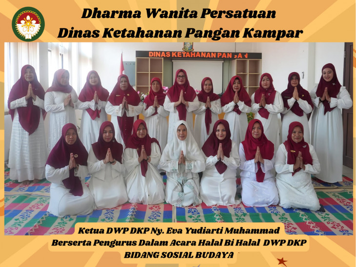 Tarhib Ramadhan, DWP DKP Kampar Gelar Halal Bi Halal
