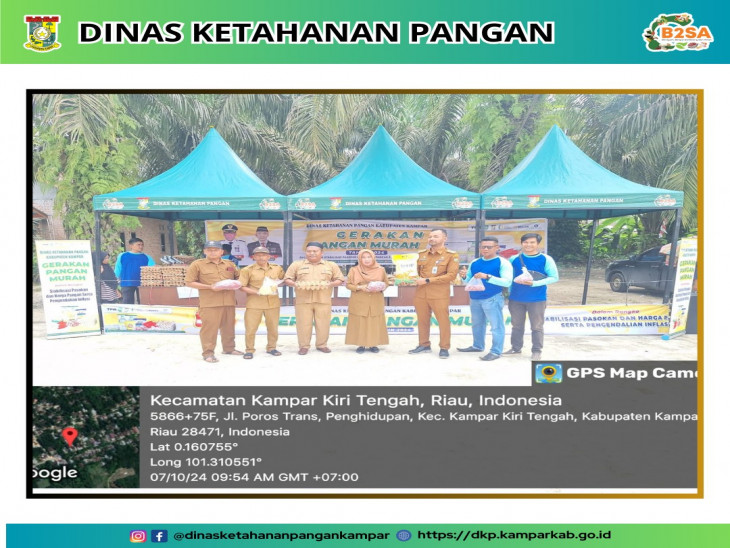 Garakan Pangan Murah di Kecamatan Kampar Kiri Hilir