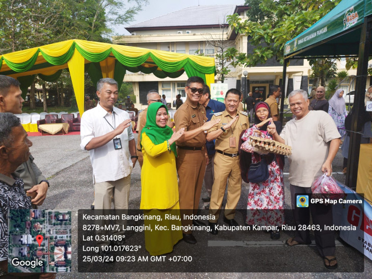 Gerakan Pangan Murah di Komplek Kantor Bupati Kampar