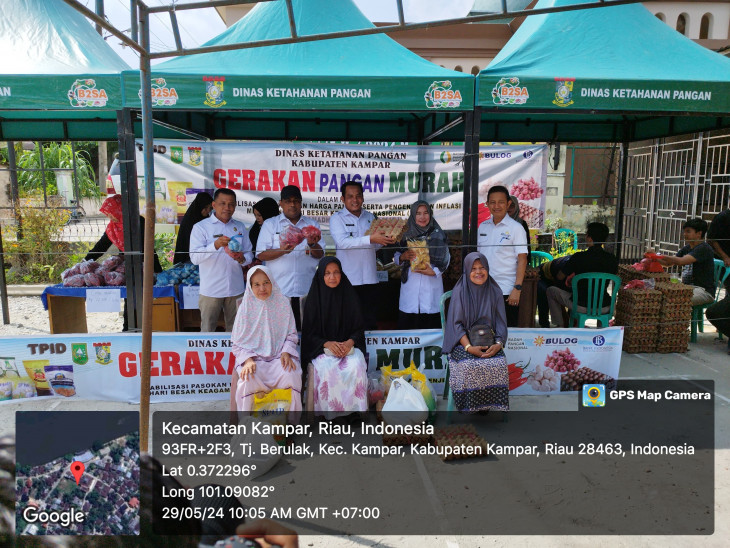 Gerakan Pangan Murah di Desa Tanjung Berulak