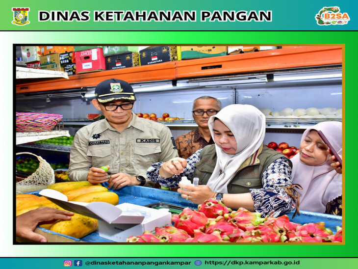 Pemerintah Kabupaten Kampar Sidak Pasar Buah Di Bangkinang Kota