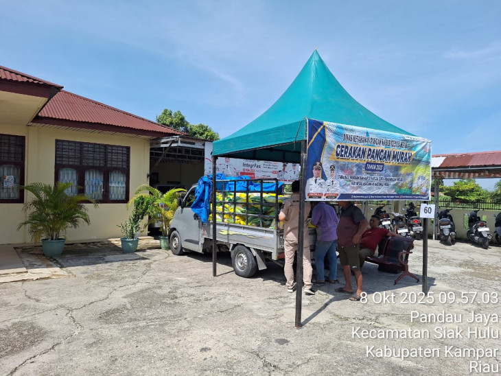 Gerakan Pangan Murah di Pandau Jaya Diserbu Warga, Komoditas Ludes Terjual