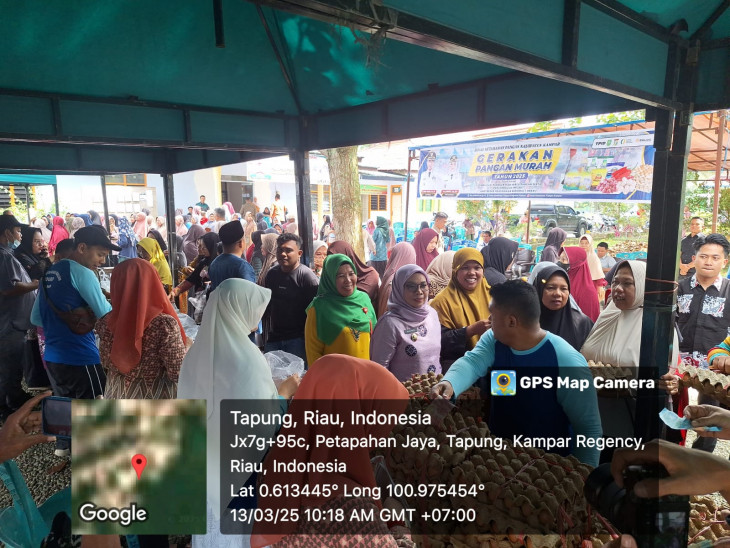 Wabup Dr. Misharti Buka GPM di Desa Petapahan Jaya