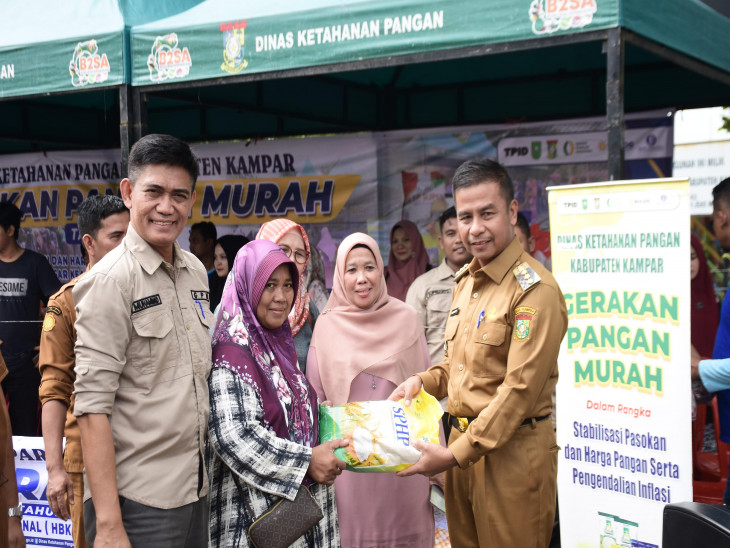 Bupati Kampar ; Lonjakan Permintaan Menjelang lebaran, Pemda Kampar Hadirkan Pangan Murah