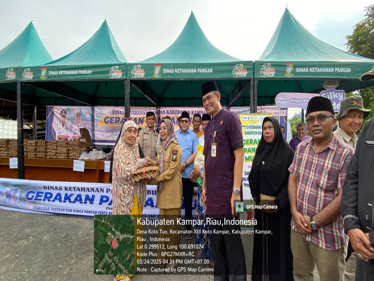 Menjelang Safari Ramadhan, Wakil Bupati Kampar Gelar Pangan Murah Untuk Warga Koto Tuo