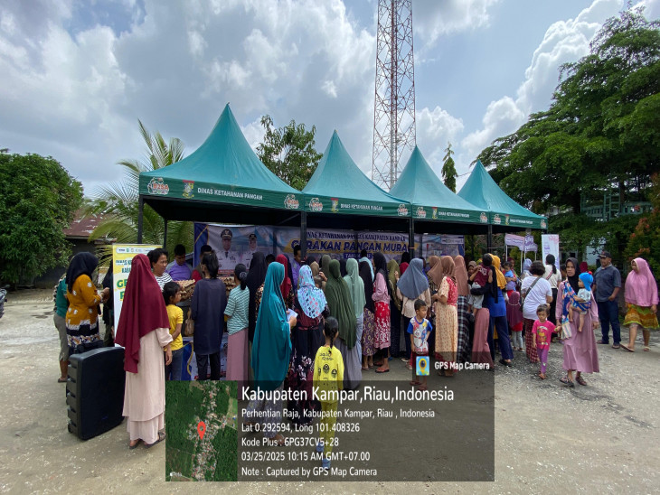 Gerakan Pangan Murah (GPM) di Desa Pantai Raja Kec. Perhentian Raja