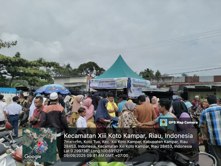 Gerakan Pangan Murah Digelar di Pasar Koto Tuo, Warga Antusias Dapatkan Beras Terjangkau
