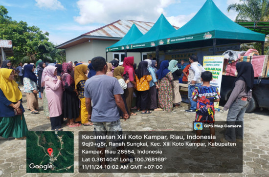 Gerakan Pangan Murah (GPM) di Desa Ranah Sungkai Kecamatan XIII Koto Kampar