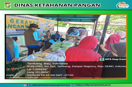 Gerakan Pangan Murah (GPM) di Desa Aur Sati Kecamatan Tambang