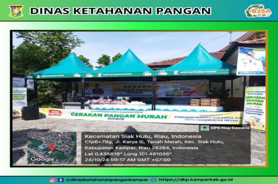 Gerakan Pangan Murah (GPM) di Desa Tanah Merah Kec. Siak Hulu