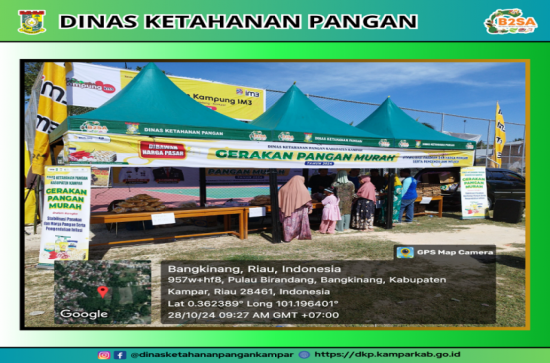 Gerakan Pangan Murah (GPM) di Desa Pulau Birandang Kecamatan Kampa