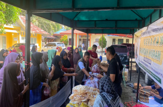 Gerakan Pangan Murah (GPM) di Desa Pantai Cermin, Kecamatan Tapung