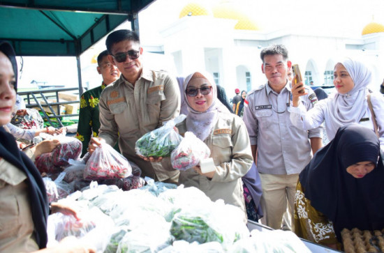 Peringati Hari Pangan Sedunia, Pemkab Kampar Gelar Gerakan Pangan Murah di Desa Rumbio