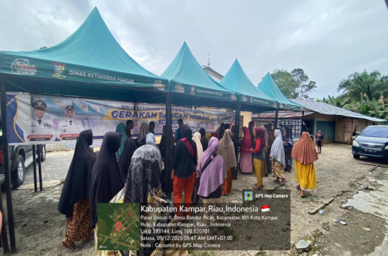 Gerakan Pangan Murah di Desa Bandur Picak Diserbu Warga, Sejumlah Komoditas Ludes Terjual