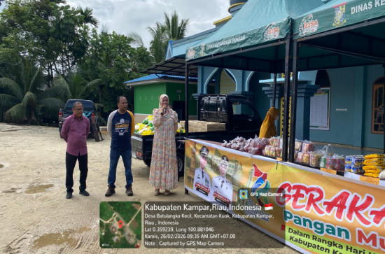 Pemkab Kampar Gelar Gerakan Pangan Murah di Batu Langkah Kecil Jelang HBKN 2026