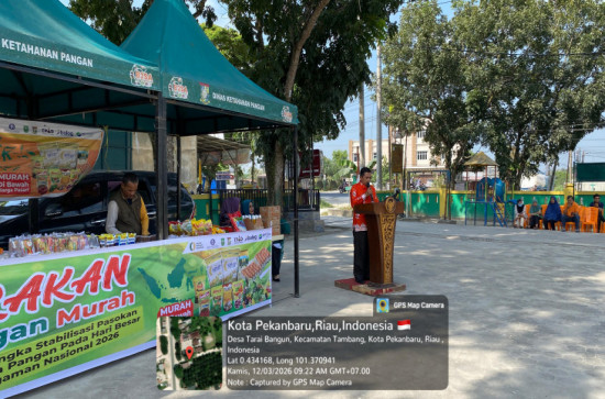 Gerakan Pangan Murah Digelar di Desa Tarai Bangun, Warga Dapat Sembako Harga Terjangkau