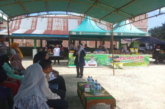 Gerakan Pangan Murah Digelar di Desa Batu Langka Kecil, Warga Serbu Bahan Pokok Harga Terjangkau