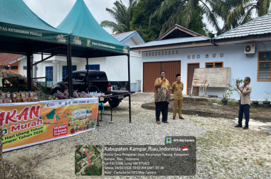 Pemkab Kampar Gelar Gerakan Pangan Murah di Petapahan Jaya, Jaga Stabilisasi Harga & Pasokan Pangan